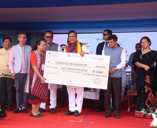 CM हिमंता बिस्वा शर्मा ने बोकाजान में MMUA के तहत 16,395 महिला उद्यमियों को वितरित किया बीज निधि