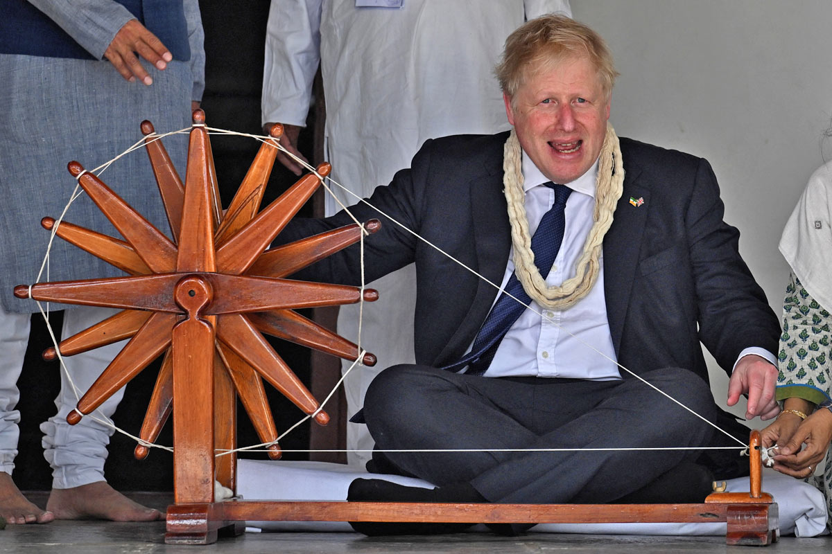 Boris johnson Gujarat visit