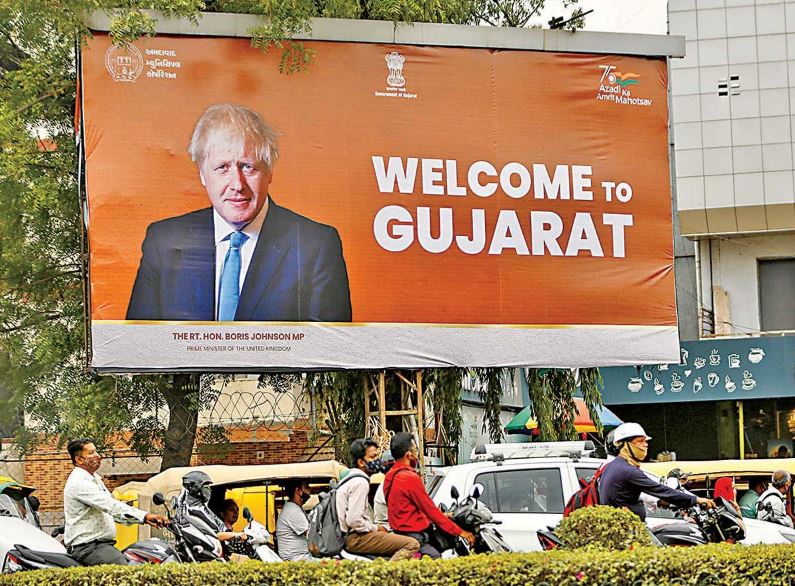 Boris Johnson India visit
