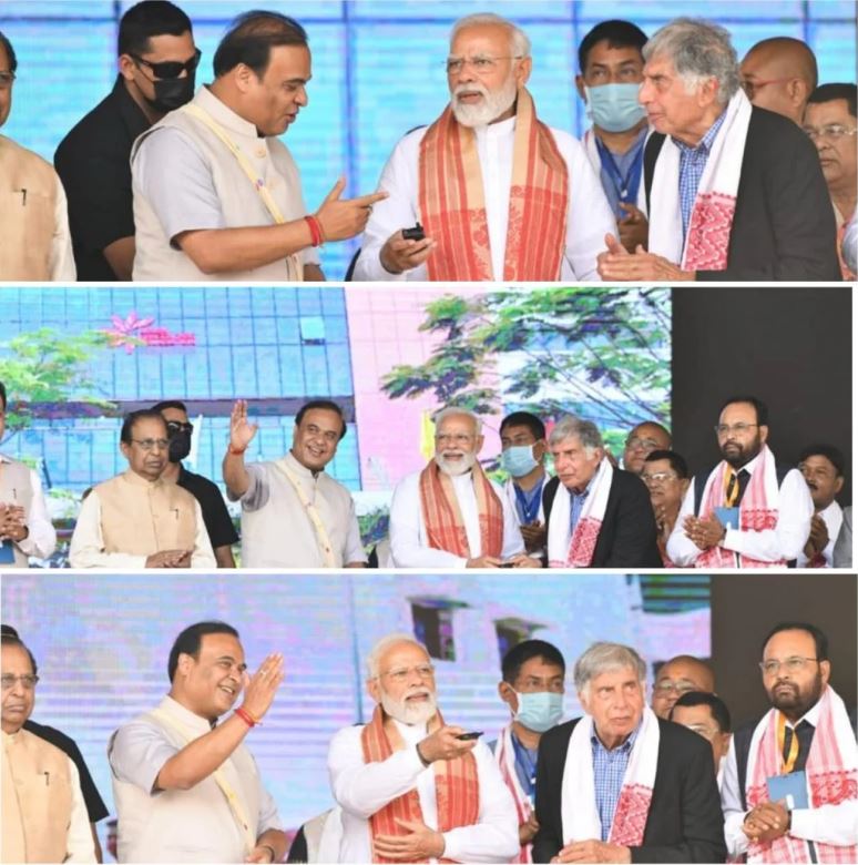 Ratan Tata with PM Modi