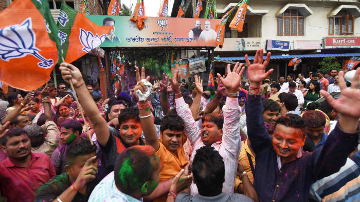 BJP Win Celebrations