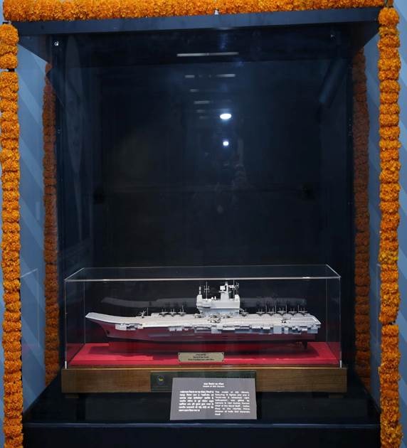 पीएम संग्रहालय में INS विक्रांत के स्केल मॉडल प्रदर्शनी का नई दिल्ली में उद्घाटन