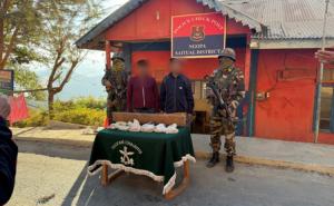 मिजोरम के साइटुअल में असम राइफल्स ने 3.5 करोड़ रुपये की मॉर्फिन जब्त की; दो गिरफ्तार