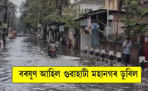 Artificial flood in Guwahati