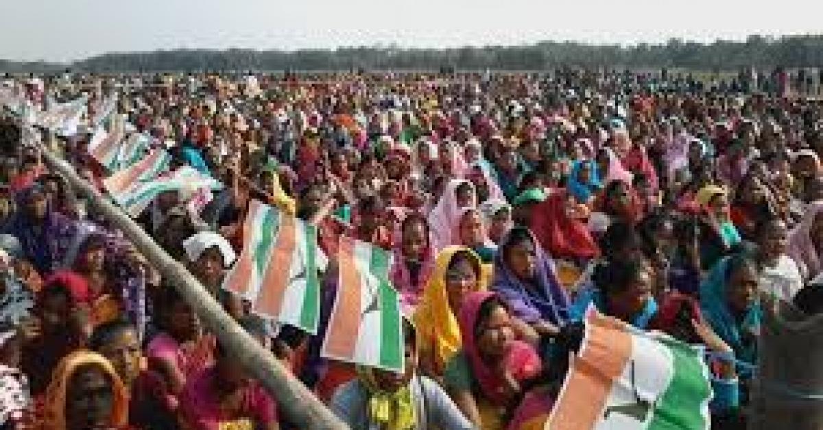 খৈৰাবাৰীত শতাধিক কৰ্মীৰ বি পি এফ ত যোগদান 