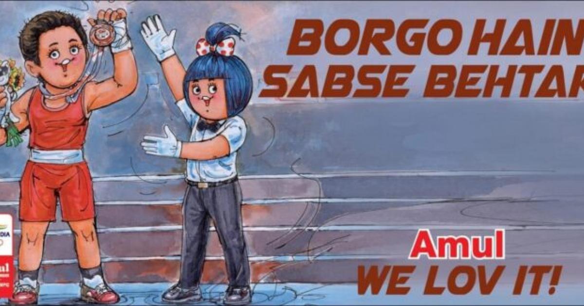 Amul Hails Lovlina’s Olympics Bronze In Its Topical Ad