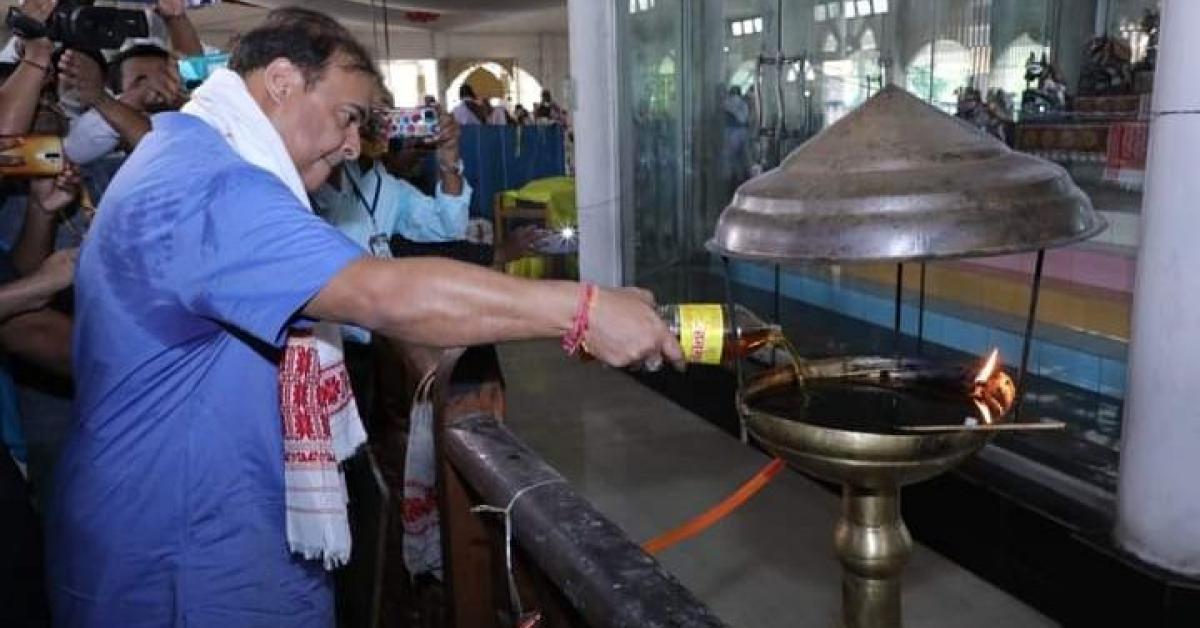 CM announces rs 5 crore grant at eight-player namghar on Pahila Bhadday