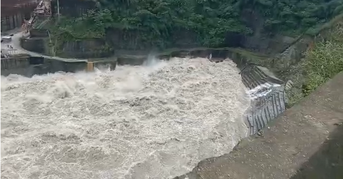 Terrible! At any moment there can be tension in the lower sovansiri dam