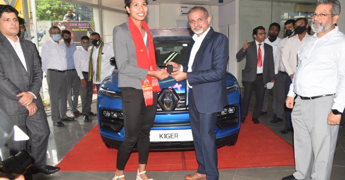 Lovlina Borgohain gifted luxury vehicle in Guwahati