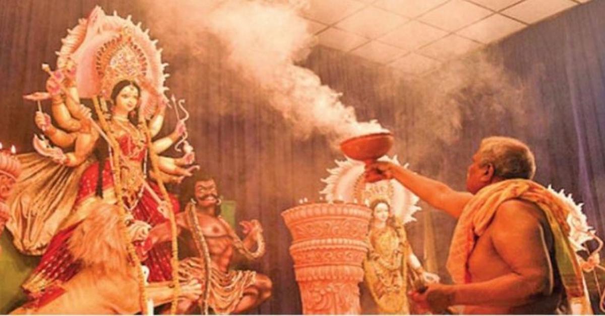 আজি ৰাজ্যজুৰি পালন কৰা হৈছে মহাষ্টমী