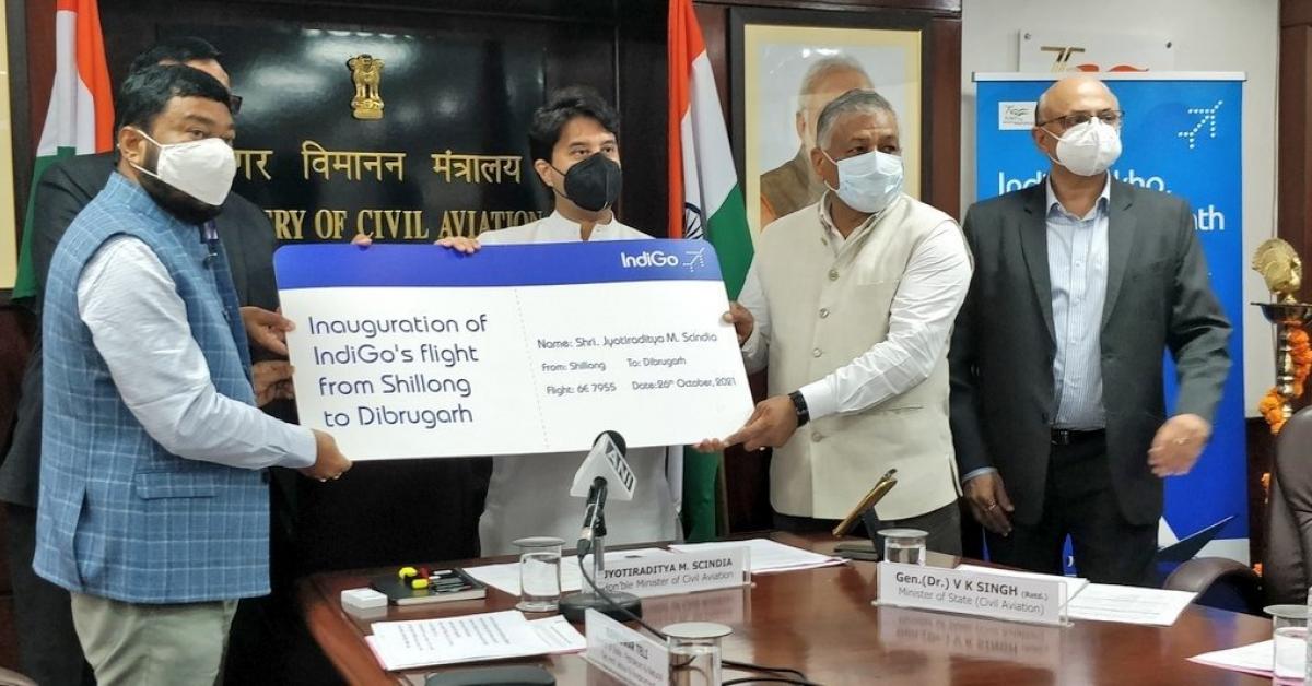 First direct flight between Shillong-Dibrugarh inaugurated