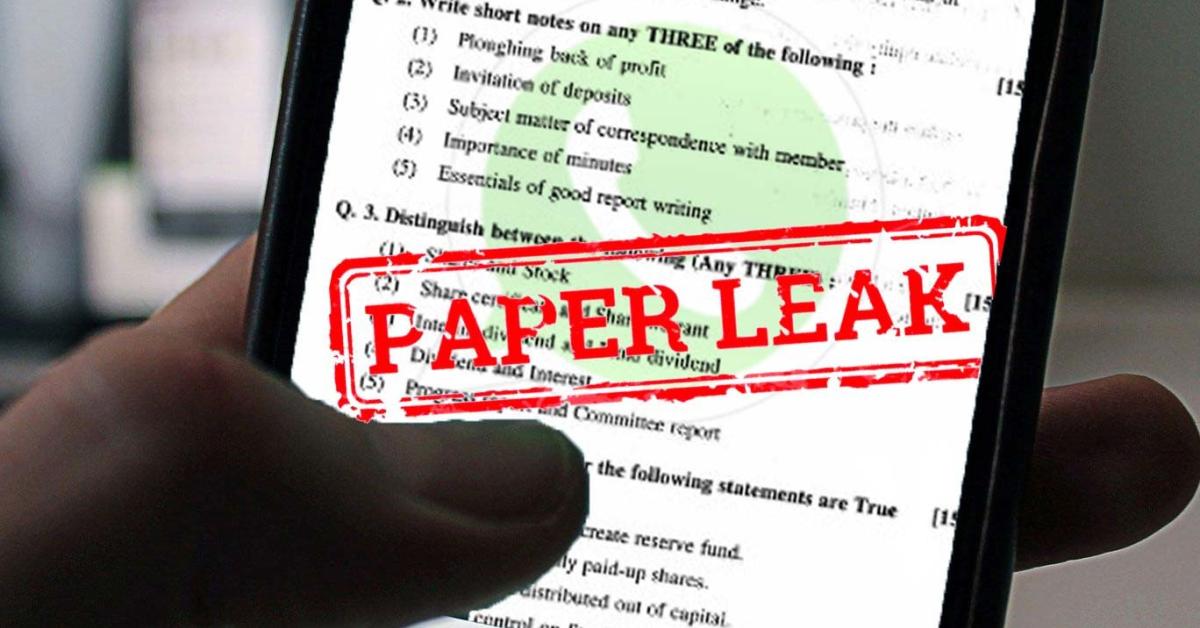 question paper leak