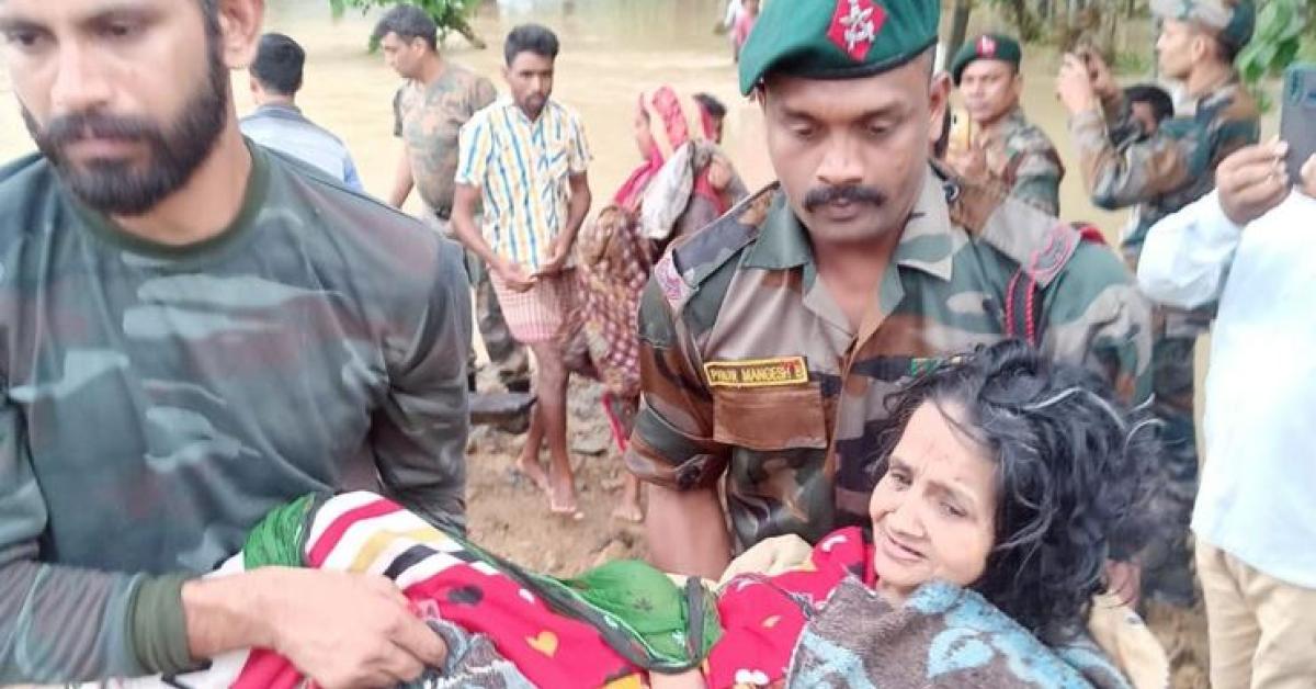 Flood Rescue Operation in Cachar