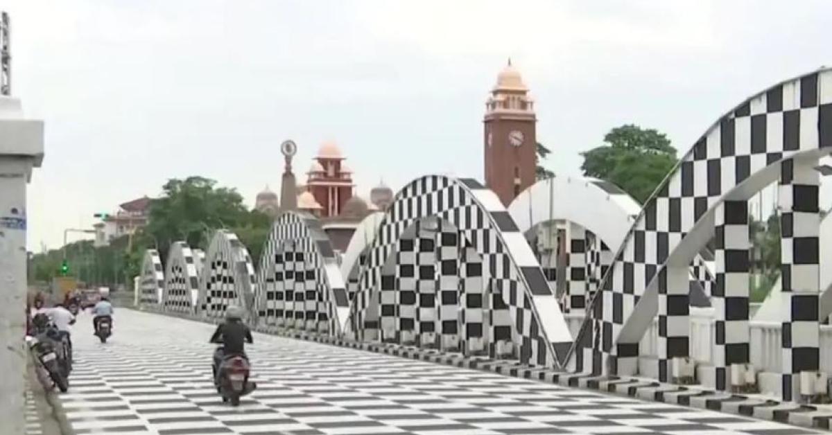 chennais-napier-bridge-painted-to-look-like-a-chess-board-ahead-of-the-upcoming-44th-chess-olympiad