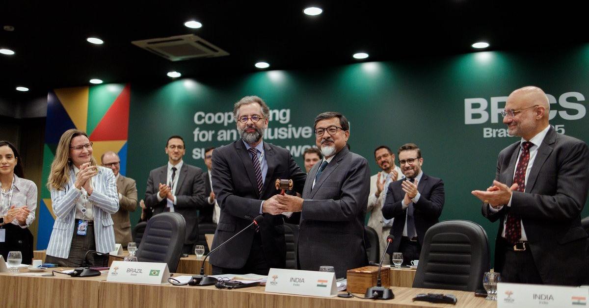 ब्राज़ील ने BRICKS की अध्यक्षता भारत को सौंपी