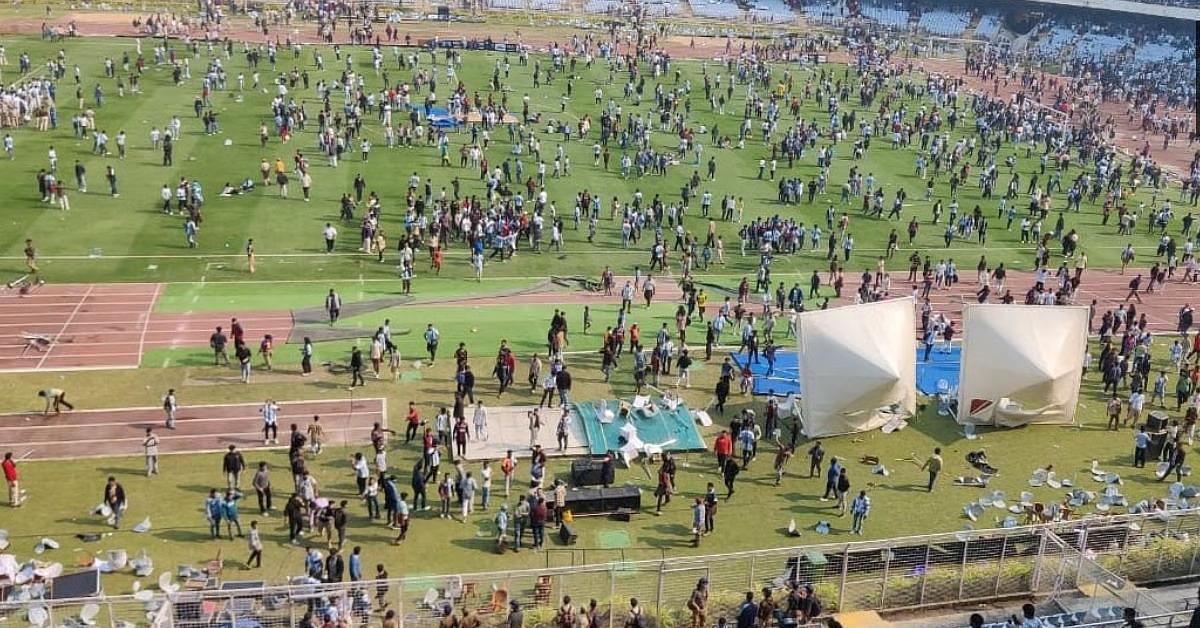 Organiser Held After Fan Unrest Erupts at Lionel Messi’s Kolkata Appearance