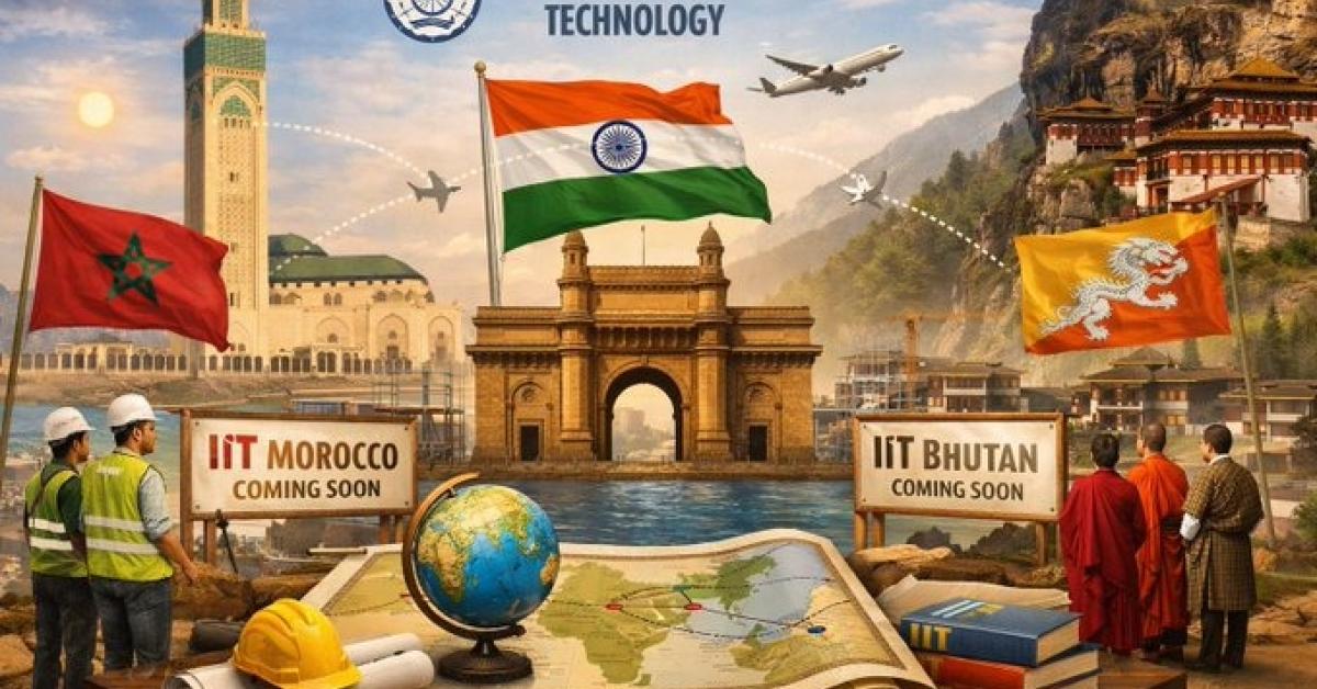 भूटान और मोरक्को ने भारत से ऑफशोर आईआईटी कैंपस स्थापित करने की इच्छा जताई