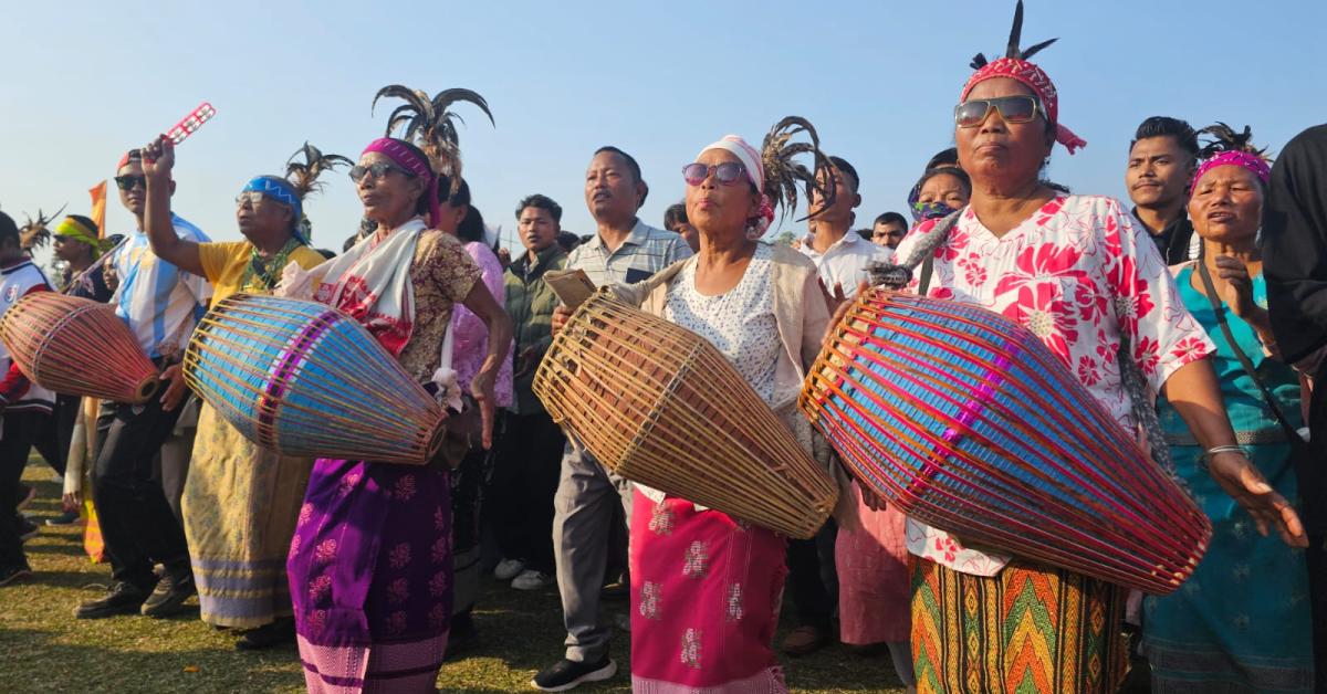 Thousands Celebrate Garo New Year 2026 with Drums, Dance, and Festive Spirit
