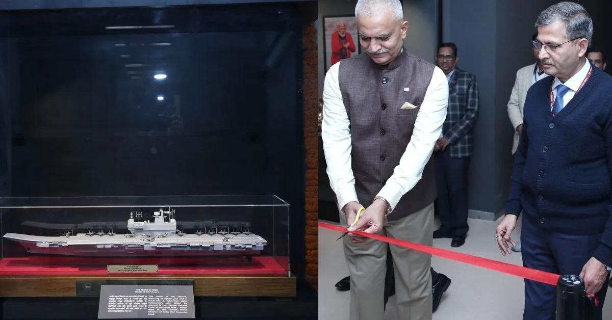 पीएम संग्रहालय में INS विक्रांत के स्केल मॉडल प्रदर्शनी का नई दिल्ली में उद्घाटन