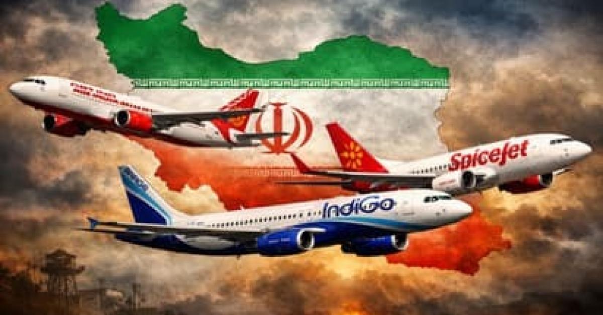 इंडिगो ने ईरान के आसपास की बढ़ती तनाव के कारण उड़ानों को रद्द किया