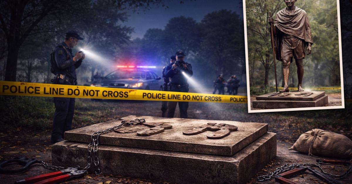 मेलबर्न में महात्मा गांधी की कांस्य प्रतिमा चोरी, पुलिस जांच में जुटी