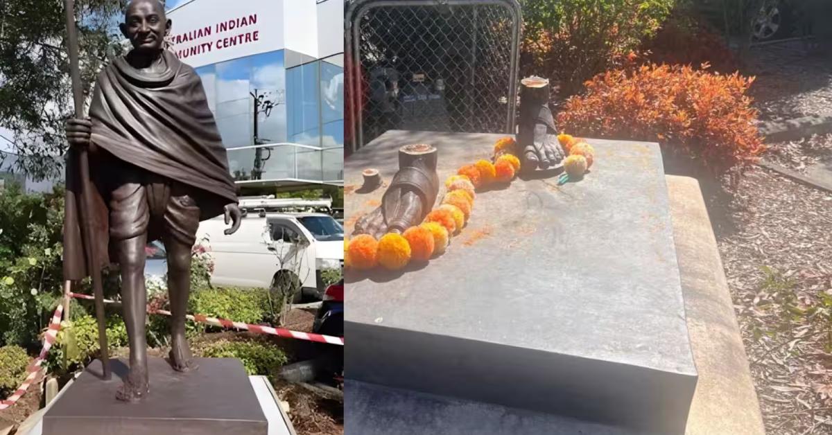 ऑस्ट्रेलिया में चोरों ने 420 किलोग्राम महात्मा गांधी की प्रतिमा चोरी की, पुलिस जांच में जुटी