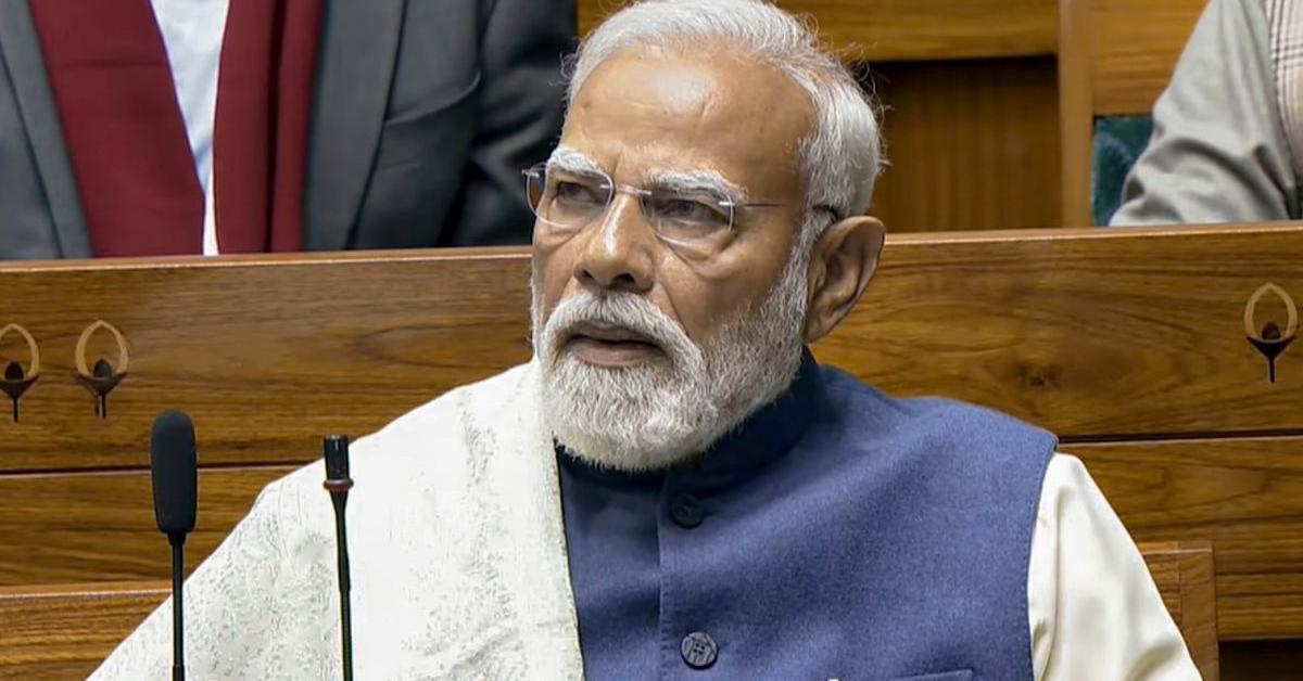 राज्यसभा में पीएम मोदी का AAP के दिल्ली सरकार पर हमला