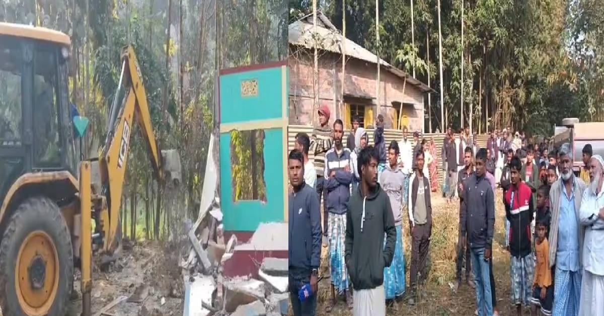 Assam: Sribhumi launches eviction drive to reclaim forest land; over 2,000 families served notice