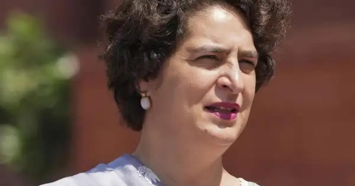 Priyanka Gandhi Vadra criticises Assam CM Himanta Biswa Sarma, calls targeting Gaurav Gogoi’s family “wrong politics.”