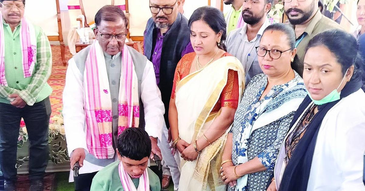 Assam Governor Acharya Attends Health Camp Under Sewa Sankalp Saptah