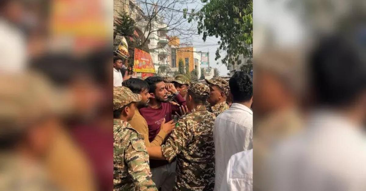 NSUI, Police Clash in Guwahati During Protest Against School Closures