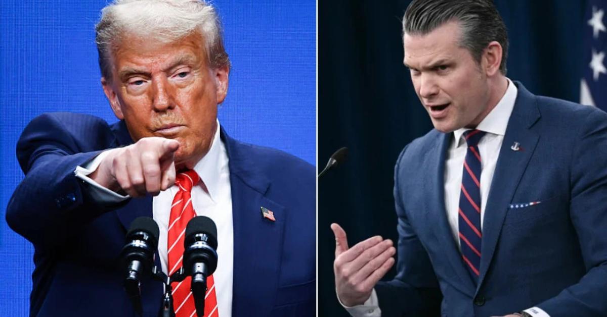 Trump Shifts Responsibility for Iran War onto Defence Secretary Pete Hegseth