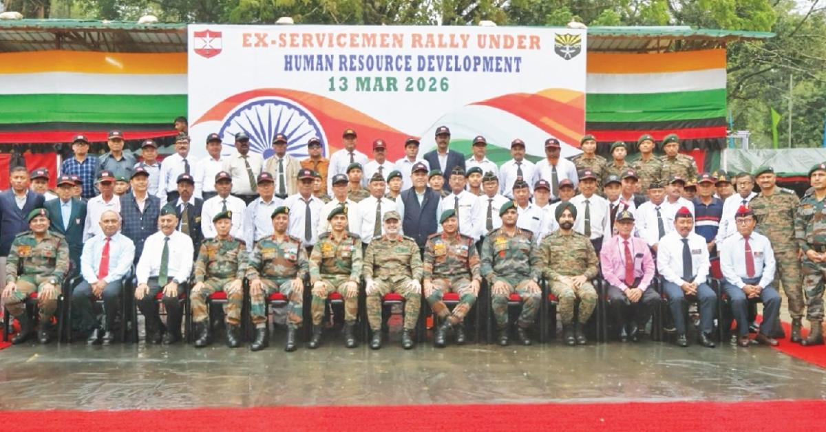 Assam Rifles Holds Mega Ex-Servicemen Rally in Silchar to Honour Veterans