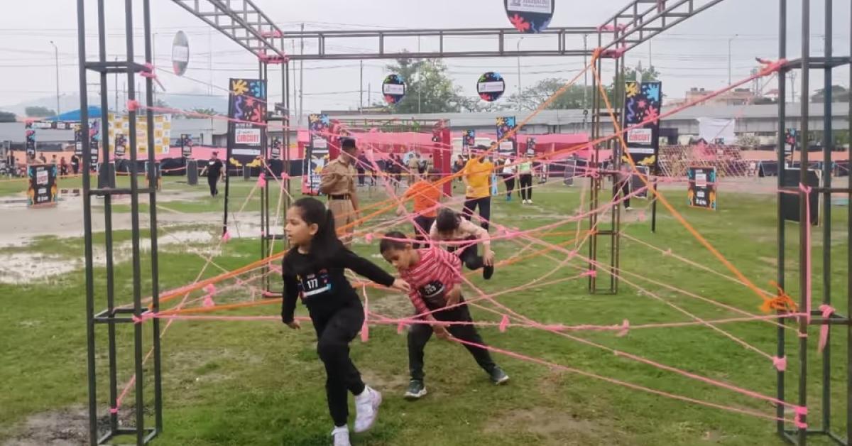 Over 500 Participate in Guwahati’s First ‘Junior Circuit’ Kids’ Obstacle Race