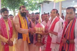Niranjan Boro as satra dhikar in Barangajuli Satra: The first community authority in the state