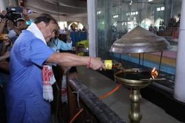 CM announces rs 5 crore grant at eight-player namghar on Pahila Bhadday