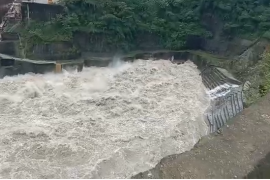Terrible! At any moment there can be tension in the lower sovansiri dam