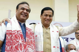 Himanta biswa sarma with Sarbananda Sonowal