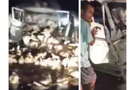 ধুবুৰীত হোৱা ভয়ংকৰ পথ দূৰ্ঘটনাক কেন্দ্ৰ কৰি ৰাষ্ট্ৰীয় ঘাইপথ অৱৰোধ