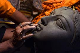 Soil for making Durga idol is taken from brothel