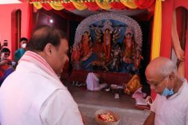 durga puja msg from himanta biswa sarma