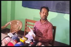 Nagaon man Hirumoni Saikia gives complaints against Nagaon APDCL employee