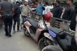 Maligaon Accident: Collision between Bus and Scooter