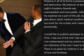 Will Smith apologises to Chris Rock