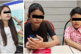 two childrens from Hatigaon being kidnapped