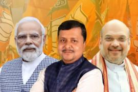 অমিত শাহ, নিতিন নবীন এবং নরেন্দ্র মোদি