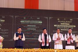 Union Minister Sonowal lays foundation for four river lighthouses in Guwahati