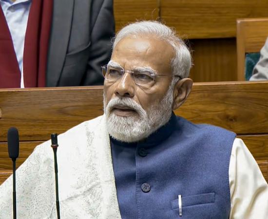 राज्यसभा में पीएम मोदी का AAP के दिल्ली सरकार पर हमला