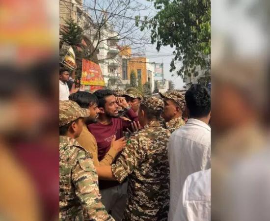 NSUI, Police Clash in Guwahati During Protest Against School Closures